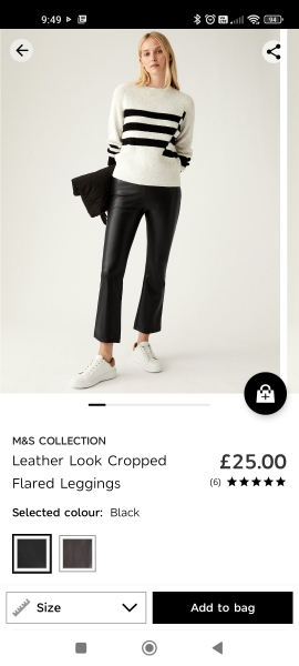 Faux Leather Trousers
