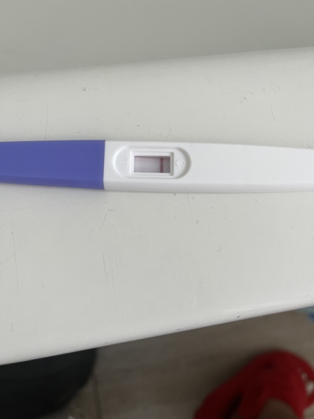 V faint line? 