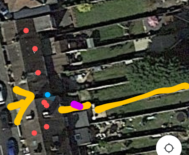 Neighbour refuses to use front door