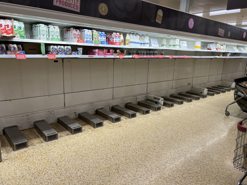 Tesco is out of stock for everything - we’re doomed!