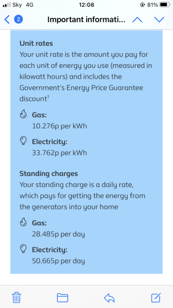 What are your new energy rates today & who are you with?