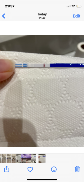 Very faint positive or neg 