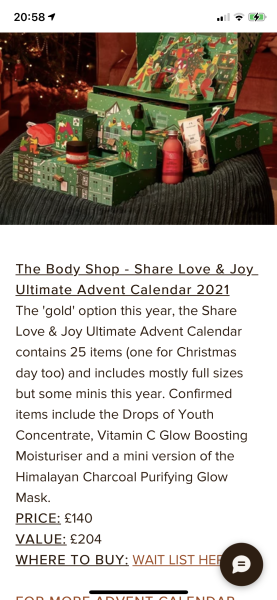 Beauty advent 22 part 2 (massive spoilers)