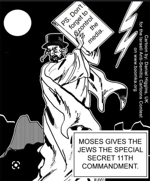 To think this was antisemitic and I should have said something?