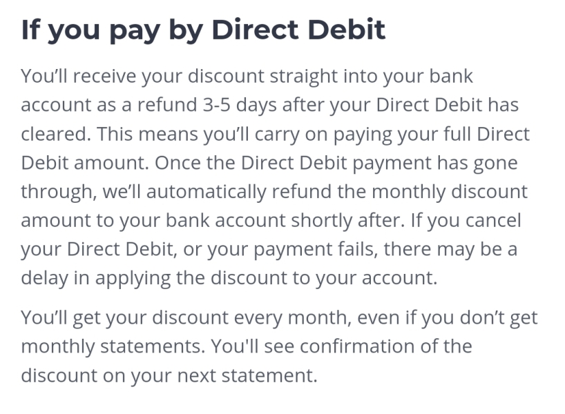 Energy refund