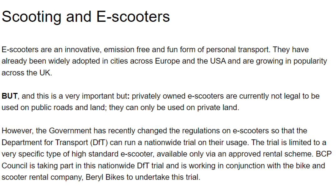 Does anyone use an e-scooter? 