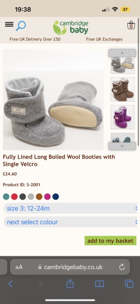 Baby shoes, help please!