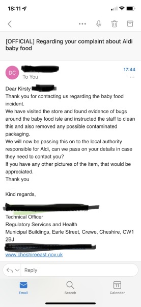 Aldi bushtucker baby food