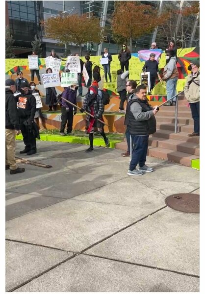 Standing for women - Portland rally cancelled over violent threats