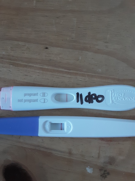 Can you see the second faint line? 11dpo bfp?! 