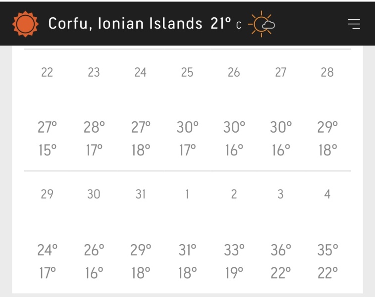 Which Greek Island for May half term?