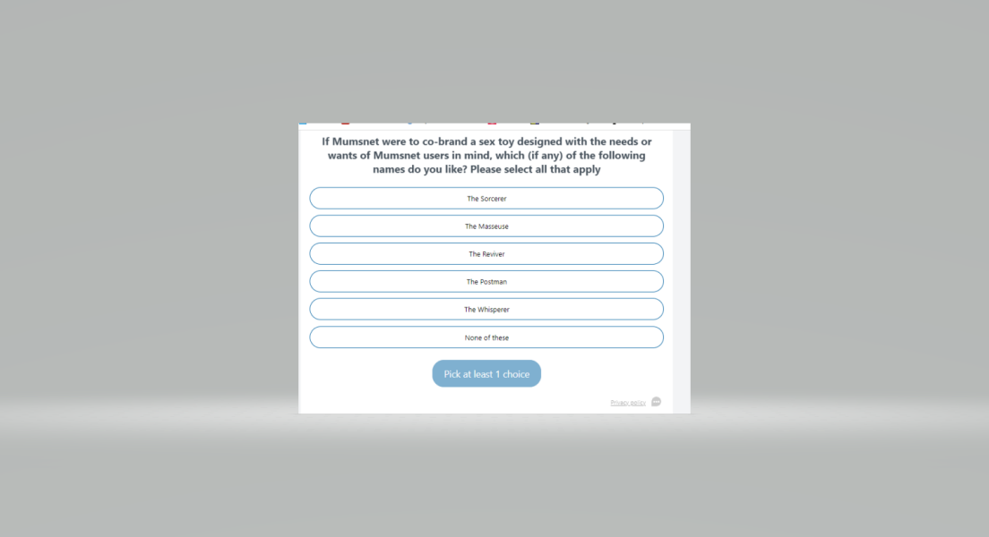 Who is the beneficiary of those short polls at the end of each thread?