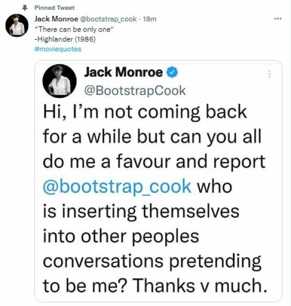 Jack Monroe off Twitter