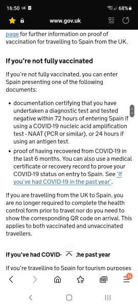 Covid vaccination certificate to Canaries?