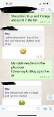 To think my husband is gravely ill at the wrong time?  Thread 2