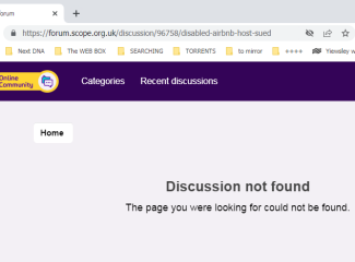 A woman is being sued for being disabled
