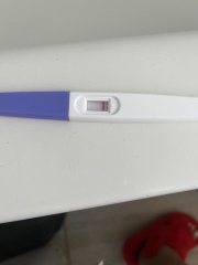 V faint line? 