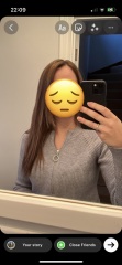 Totally botched hair at the salon :(