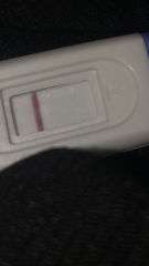 Has anyone ever had this clear line show?