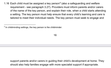 Nursery aren't giving any information at pick ups