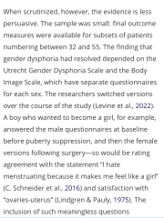 Autism and gender dysphoria - whack-a-mole?