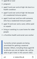 Will over 40s be offered booster this year?