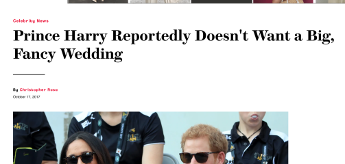 Harry and Meghan - lies? 
