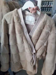 Faux fur coat