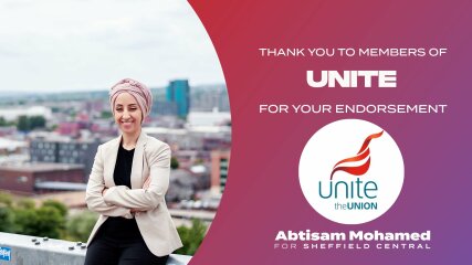 Sheffield Central Labour Candidate - Abtisam Mohamed  vs Eddie Izzard 