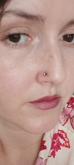 Looking for nose piercing advice- piercing bump/ keloid ?