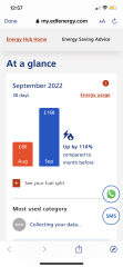 What's everyone's energy showing on their smart meters?
