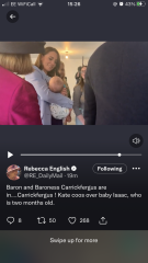 How did the PoW not drop the baby?