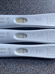 Faint positive 16dpo when will bleeding start?