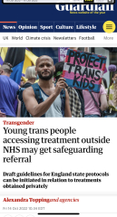 Reuters leak info on NHS England’s plans for new paediatric gender service