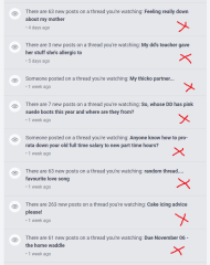 Latest release - changes to notifications 