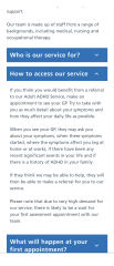 Older ladies tutting at my son with ADHD 