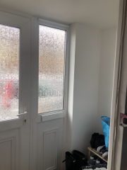 Porch for coats & shoes!