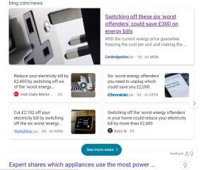 Another irresponsible thread about energy saving - save £2000 a year by turning things off