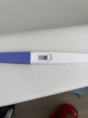 V faint line? 
