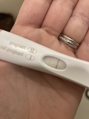 Faint positive at 12/13dpo?