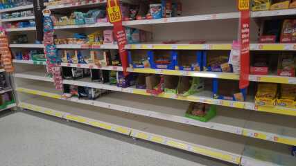 Supermarket absolutely rammed - what’s that about?
