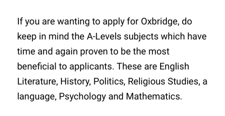 Choosing A'levels - what to do for law degree