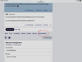 Shiny new Advanced Search