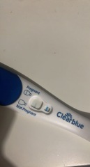 Clear blue ultra early test positive?