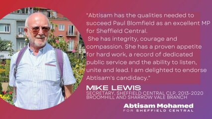 Sheffield Central Labour Candidate - Abtisam Mohamed  vs Eddie Izzard 