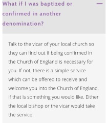 Advice from C of E members about whether I can take the C of E Eucharist, please