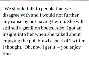 Graham Norton has terminated his Twitter account after attacking JK Rowling