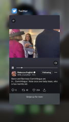 How did the PoW not drop the baby?