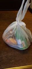 how is your landfil bin? ours has barely anything in it