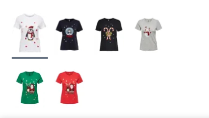 Shop that sells cute Christmas shirts